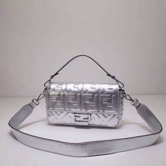 Replica Fendi Baguette Leather Shoulder Bag