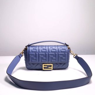 Replica Fendi Baguette Leather Shoulder Bag