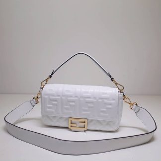 Replica Fendi Baguette Leather Shoulder Bag