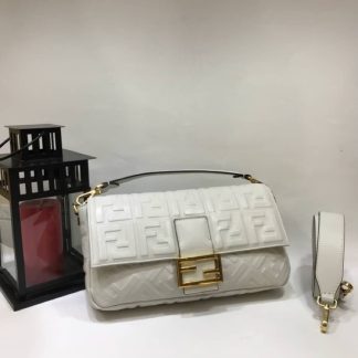 Replica Fendi Baguette Leather Shoulder Bag