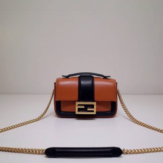 Replica Fendi Baguette Mini Leather Shoulder Bag