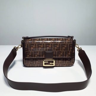 Replica Fendi Baguette Sequin Shoulder Bag