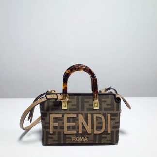 Replica Fendi By The Way Mini FF Boston Bag