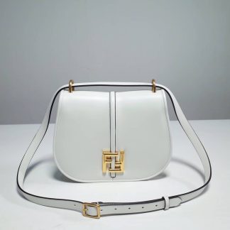 Replica Fendi C'mon Leather FF Monogram Crossbody Bag