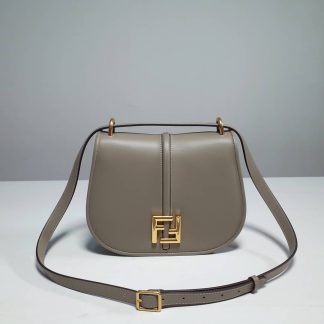 Replica Fendi C'mon Leather FF Monogram Crossbody Bag