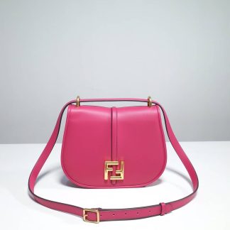 Replica Fendi C'mon Leather FF Monogram Crossbody Bag