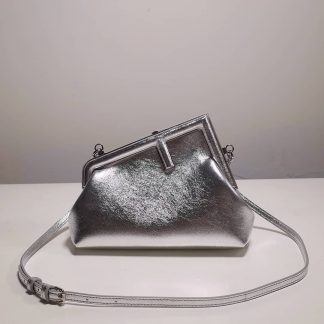 Replica Fendi Calfskin Leather First Clutch Bag