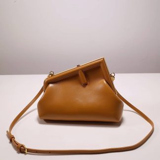 Replica Fendi Calfskin Leather First Clutch Bag