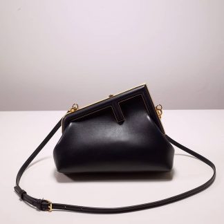 Replica Fendi Calfskin Leather First Clutch Bag