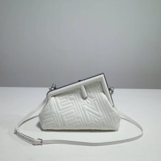 Replica Fendi First Midi Quilted Leather Bag