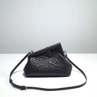 Replica Fendi First Midi Quilted Leather Bag