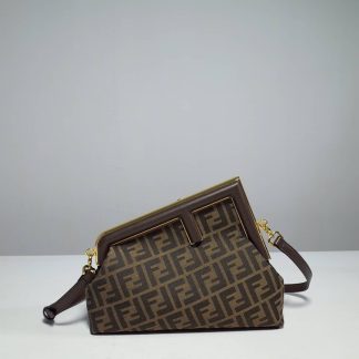 Replica Fendi First Fabric FF Motif Clutch Bag