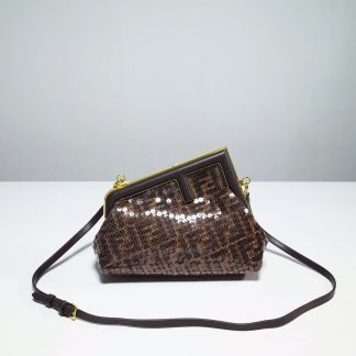 Replica Fendi First Sequin Clutch Bag