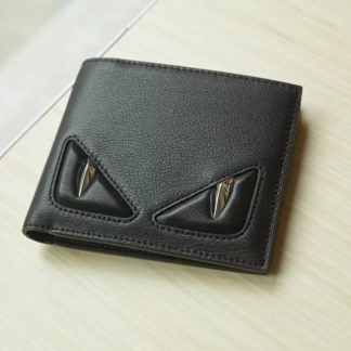 Replica Fendi Embossed Logo Bi-Fold Wallet