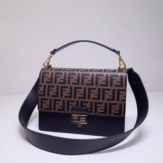 Replica Fendi Kan U Top Handle Crossbody Bag