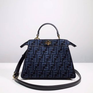 Replica Fendi Peekaboo Iseeu FF Chenille Bag