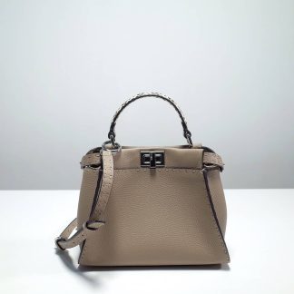 Replica Fendi Selleria Iconic Peekaboo Leather Bag