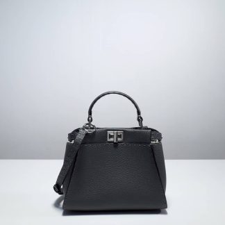 Replica Fendi Selleria Iconic Peekaboo Leather Bag