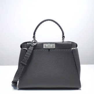 Replica Fendi Selleria Iconic Peekaboo Leather Bag