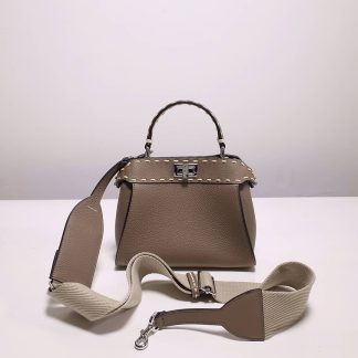 Replica Fendi Selleria Peekaboo Leather Bag