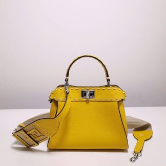 Replica Fendi Selleria Peekaboo Leather Bag