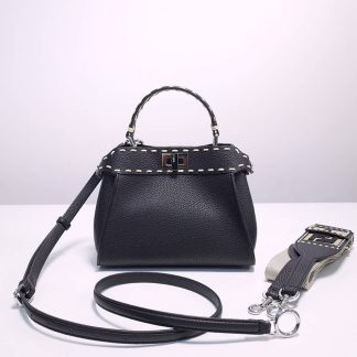 Replica Fendi Selleria Peekaboo Leather Bag