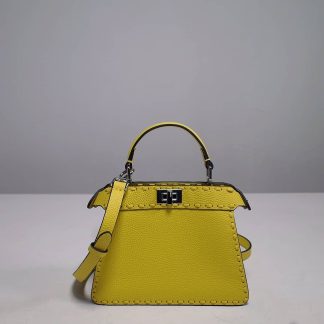 Replica Fendi Peekaboo Iseeu Selleria Bag With Hand-Sewn Topstitches