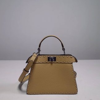 Replica Fendi Peekaboo Iseeu Selleria Bag With Hand-Sewn Topstitches