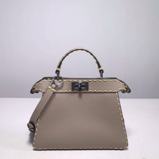 Replica Fendi Peekaboo Iseeu Selleria Bag With Hand-Sewn Topstitches