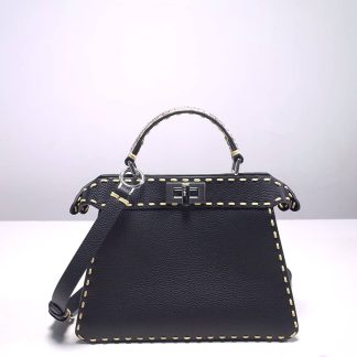 Replica Fendi Peekaboo Iseeu Selleria Bag With Hand-Sewn Topstitches