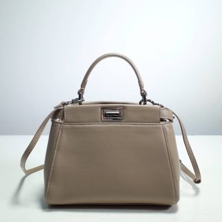 Replica Fendi Nappa Peekaboo Iconic Satchel Bag