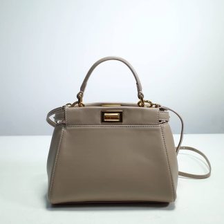 Replica Fendi Nappa Peekaboo Iconic Satchel Bag