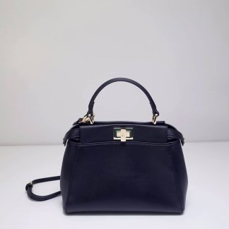 Replica Fendi Nappa Peekaboo Iconic Satchel Bag