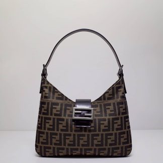 Replica Fendi Zucca Canvas Shoulder Bag