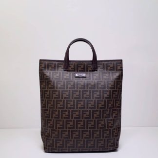 Replica Fendi Zucca Print Coated Canvas Tote Bag