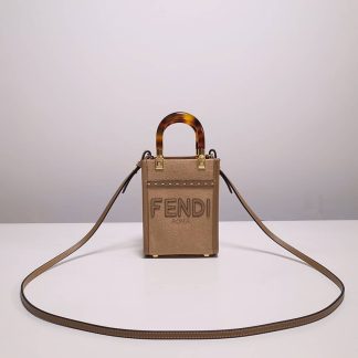 Replica Fendi Sunshine Mini Shopper Tote Bag