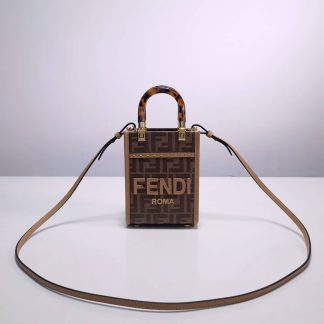 Replica Fendi Sunshine Mini Shopper Tote Bag