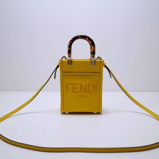 Replica Fendi Sunshine Mini Shopper Tote Bag