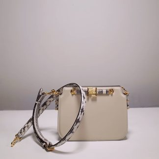 Replica Fendi Touch Snakeskin Organ Crossbody Bag