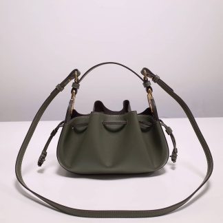 Replica Fendi Pomodorino Mini Leather Bucket Top-Handle Bag