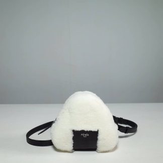 Replica Fendi Snake Skin Wool Crossbody Bag