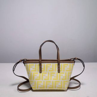 Replica Fendi Roll Mini FF Canvas Tote Bag