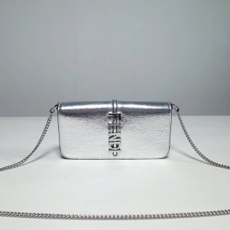 Replica Fendi Fendigraphy Leather Wallet On Chain