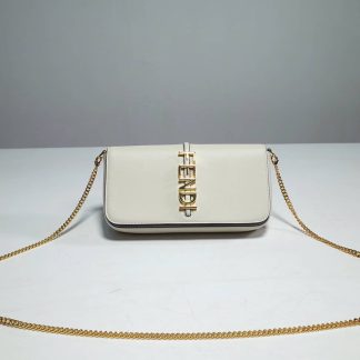 Replica Fendi Fendigraphy Leather Wallet On Chain