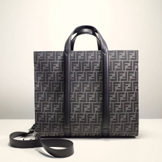 Replica Fendi Mens FF Jacquard Tote Bag