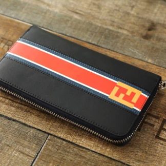 Replica Fendi Forever Leather Zipper Long Wallet