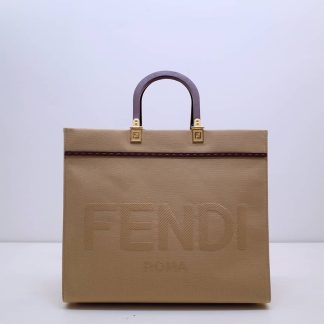 Replica Fendi Sunshine Canvas Medium Tote Bag