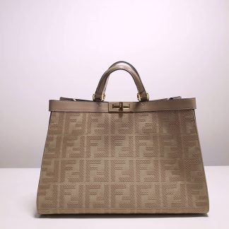 Replica Fendi Peekaboo X-Tote FF-Motif Bag