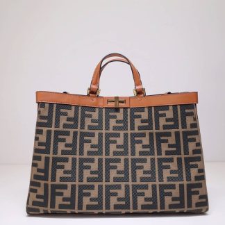 Replica Fendi Peekaboo X-Tote FF-Motif Bag