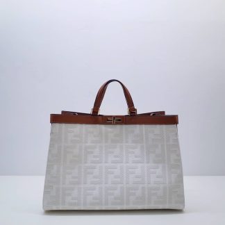 Replica Fendi Peekaboo X-Tote FF-Motif Bag